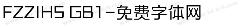 FZZIHS GB1字体转换